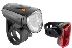 Axa Greenline-8 Front Und Rücklicht Mit Akku Und USB-Anschluss