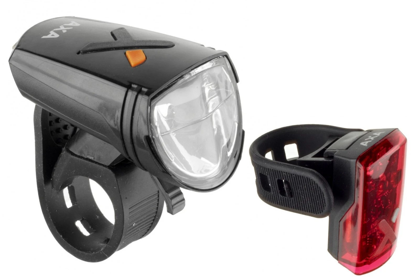 Axa Greenline-8 Front Und Rücklicht Mit Akku Und USB-Anschluss 1 Axa Greenline-8 Front Und Rücklicht Mit Akku Und USB-Anschluss