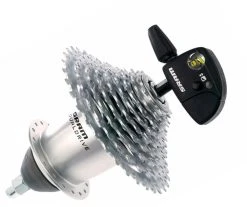 SRAM Corp. Dualdrive 8-fach Komplettset Inkl. Schalthebel Und Schaltwerk Und Zahnkranz