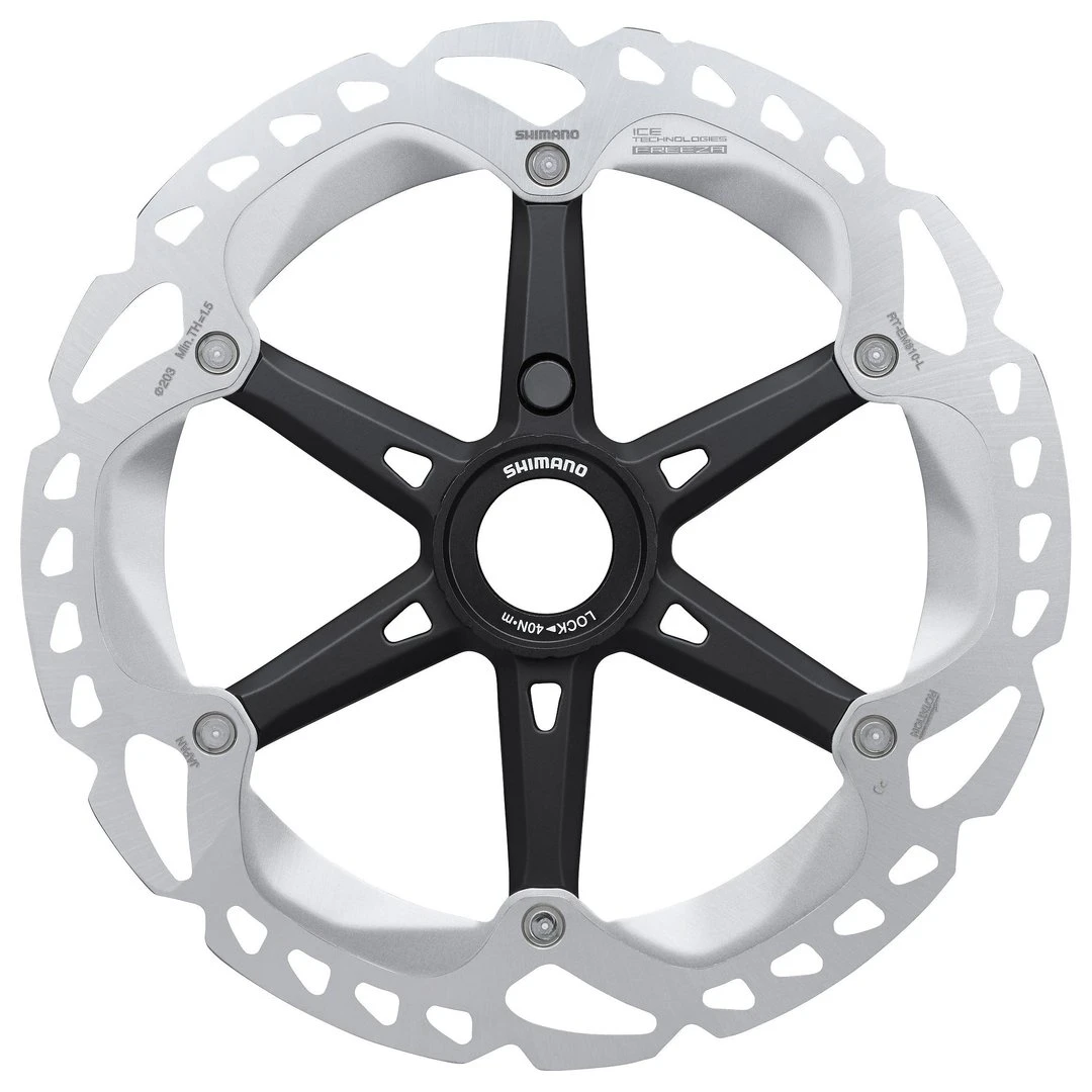 Shimano RT-EM810-L 203mm Ice-Tech Freeza Mit Lock-Ring-Befestigung Für E-Bike Mit Außenverz. Ring 1 Shimano RT-EM810-L 203mm Ice-Tech Freeza Mit Lock-Ring-Befestigung Für E-Bike Mit Außenverz. Ring