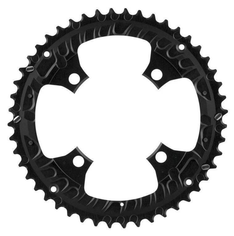 Shimano XT Ab 2017 4-Arm 10-fach 48 Zähne AL-Type Alu Schwarz Für Ketttenschutzring Y-1VL98010 2 Shimano XT Ab 2017 4-Arm 10-fach 48 Zähne AL-Type Alu Schwarz Für Ketttenschutzring Y-1VL98010 – Bild 2