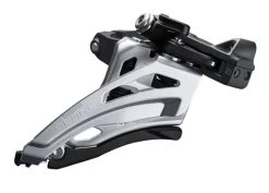 Shimano Deore FD-M6020-M Ab 2018 10x2-fach Sideswing Middle-Clamp Frontpull 66-69° Schwarz