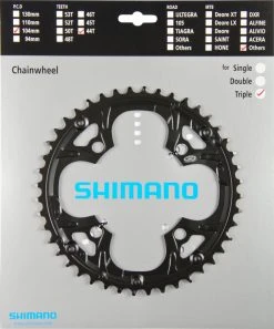 Shimano Deore 2000 4-Arm 44 Zähne N-Type IG Stahl Schwarz Für Schutzring Y-1EA98030