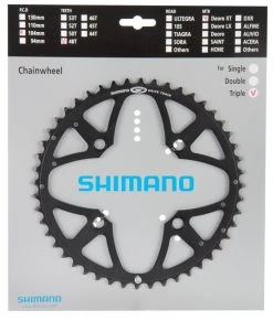 Shimano XT Ab 2004 4-Arm 9-fach 48 Zähne U-Type IG Alu Schwarz Y-1F998030 Ausverkauft
