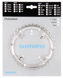 Shimano XT Ab 2004 / LX Ab 2005 4-Arm 9-fach 36 Zähne U-Type IG Alu Silber Y-1FV98010 Ausverkauft !