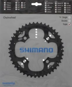 Shimano Deore Ab 2007 44 Zähne S-Type Für Schutzring Schwarz Y-1GX98060