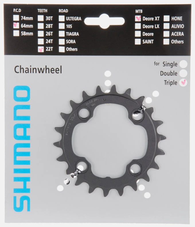 Shimano XT Ab 2008 4-Arm 9-fach 22 Zähne AA-Type IG Alu Schwarz Y-1J122000 1 Shimano XT Ab 2008 4-Arm 9-fach 22 Zähne AA-Type IG Alu Schwarz Y-1J122000