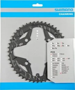 Shimano Alivio Ab 2011 48 Zähne U-Type Für Schutzring Schwarz Y-1M298070