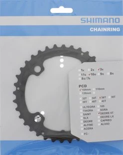 Shimano XT Ab 2012 4-Arm 10-fach 36 Zähne AL-Type Alu Schwarz Y-1MP98020