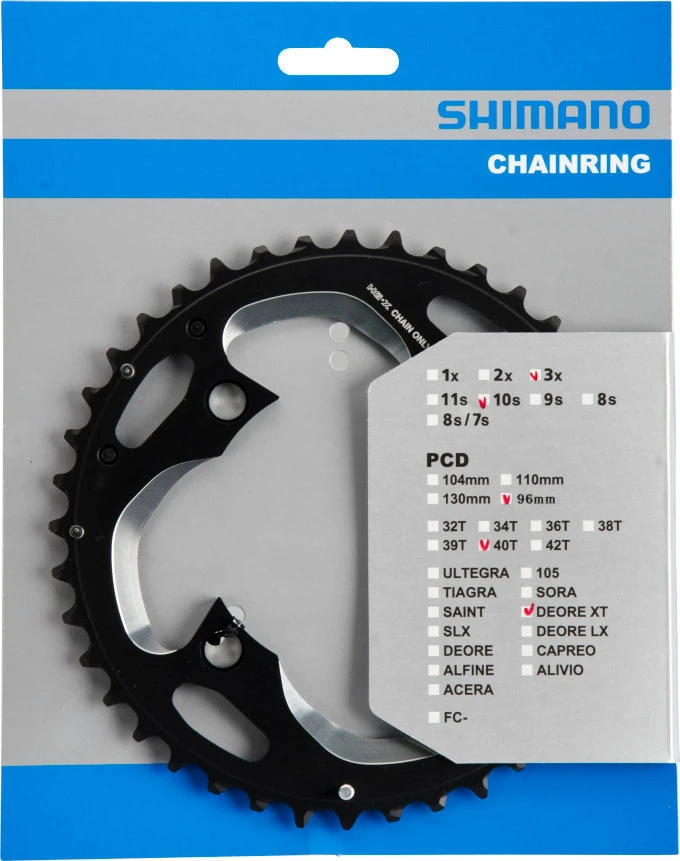Shimano XT Ab 2014 4-Arm 10-fach 40 Zähne AN-Type Alu Schwarz Y-1NV98020 1 Shimano XT Ab 2014 4-Arm 10-fach 40 Zähne AN-Type Alu Schwarz Y-1NV98020